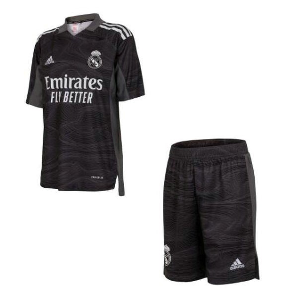 Camiseta Real Madrid Portero Niño 2021/22 Negro